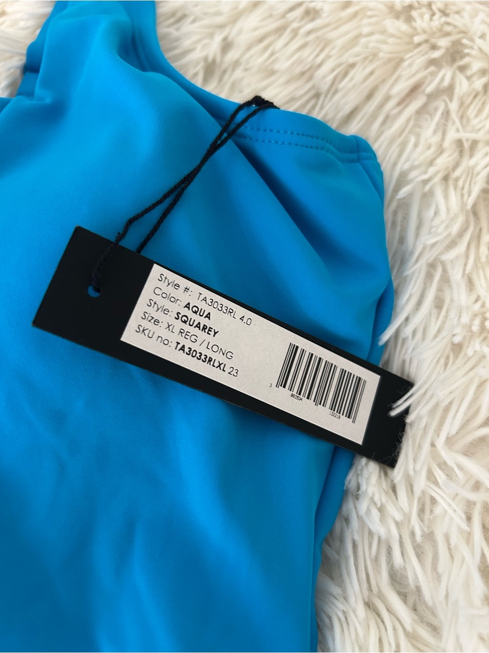 Ta3 Squarey Vibrant Blue Square-Neck One-Piece Swimsuit - Picture 3 of 4
